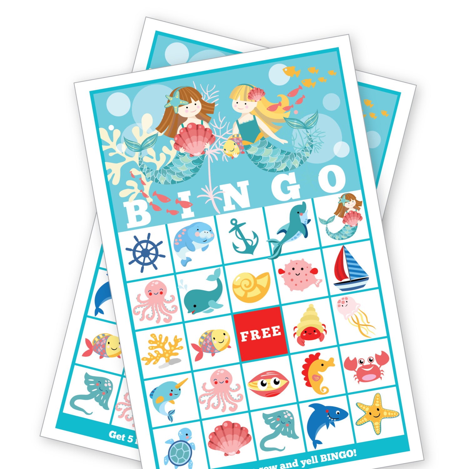 mermaid-bingo-game-kid-s-printable-bingo-game-bingo-etsy