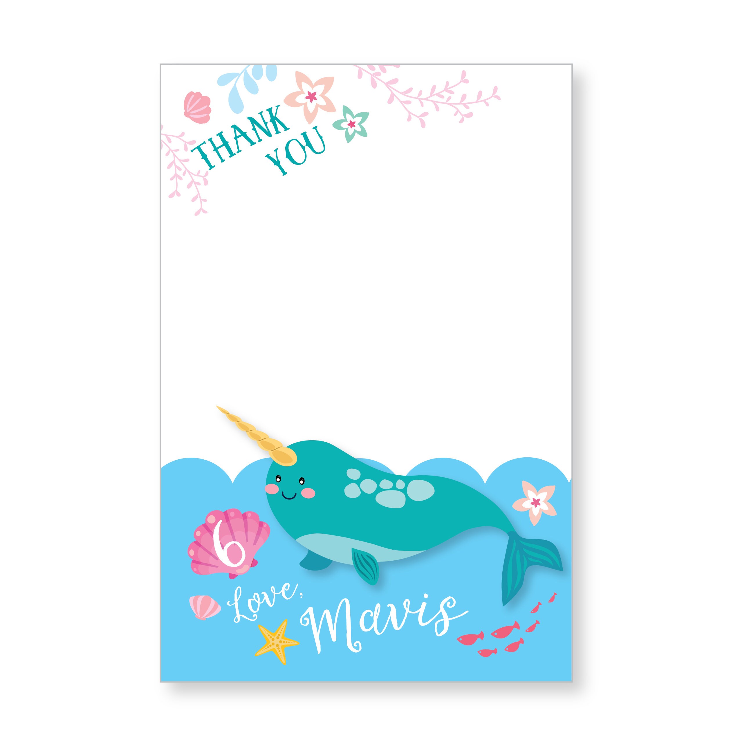 narwhal-thank-you-card-customized-printable-diy-thank-you-card