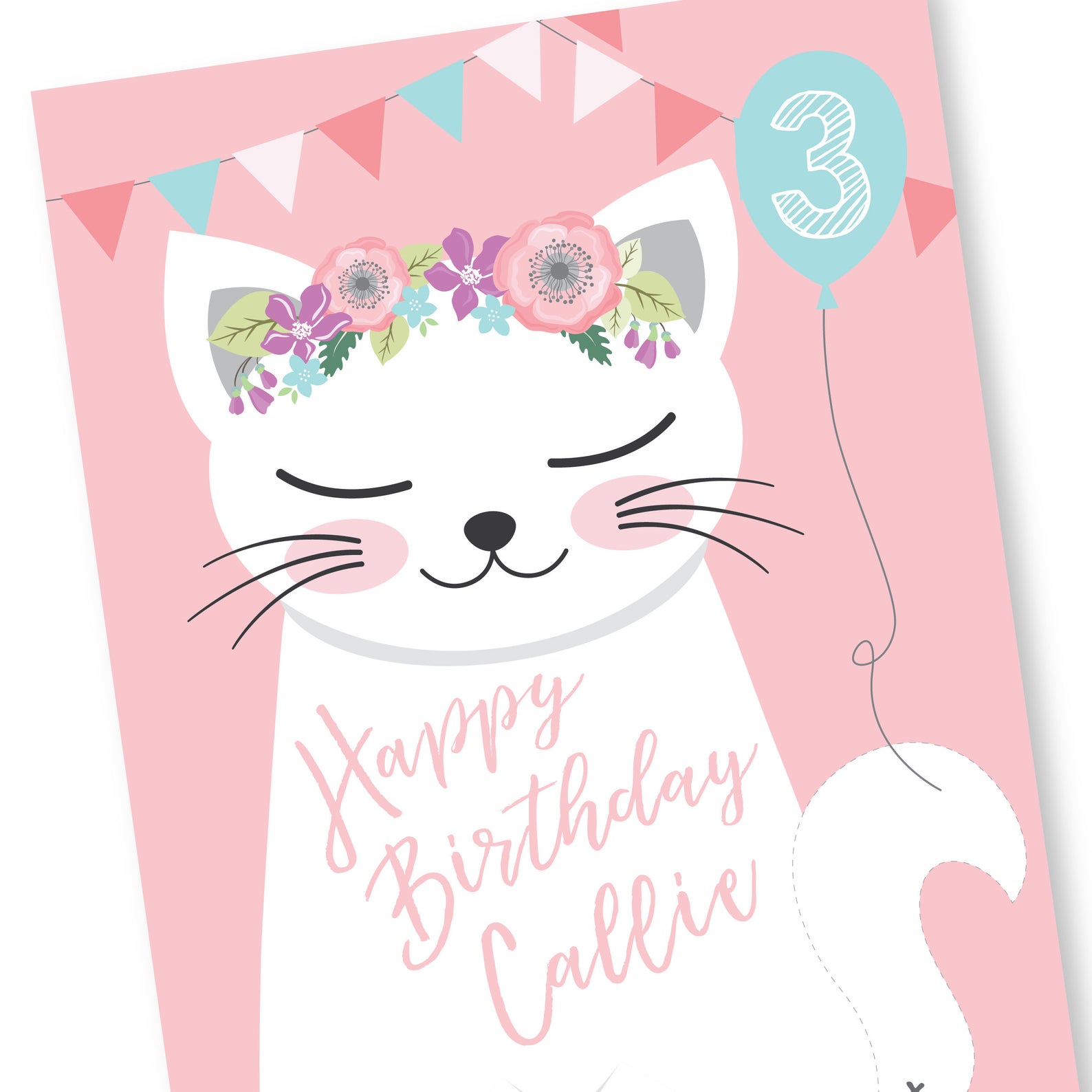 Pin the Tail on the Kitty / Cat party game DIY party game Etsy