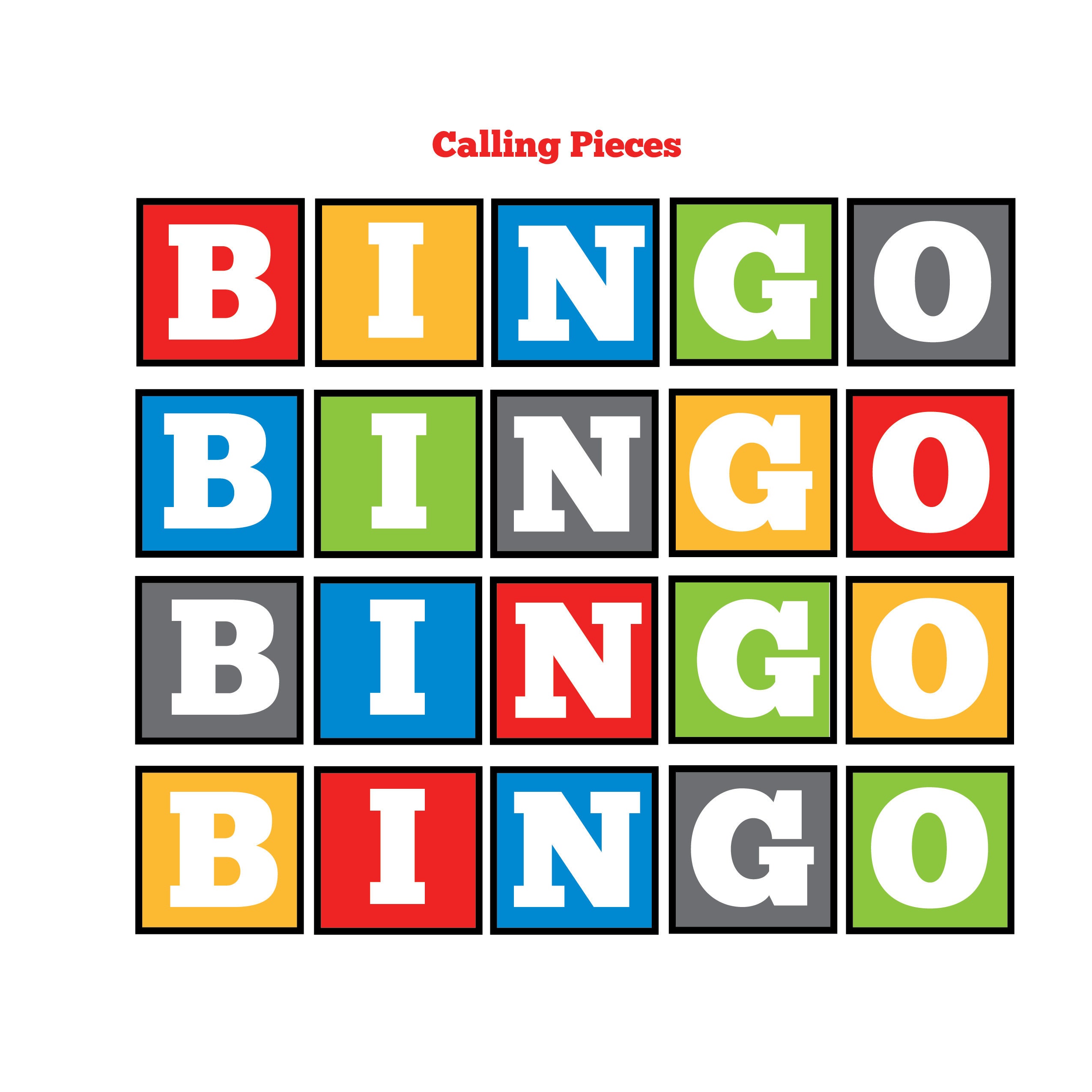 Pirate BINGO Game 24 Different Bingo Cards Kid s Printable Bingo Game