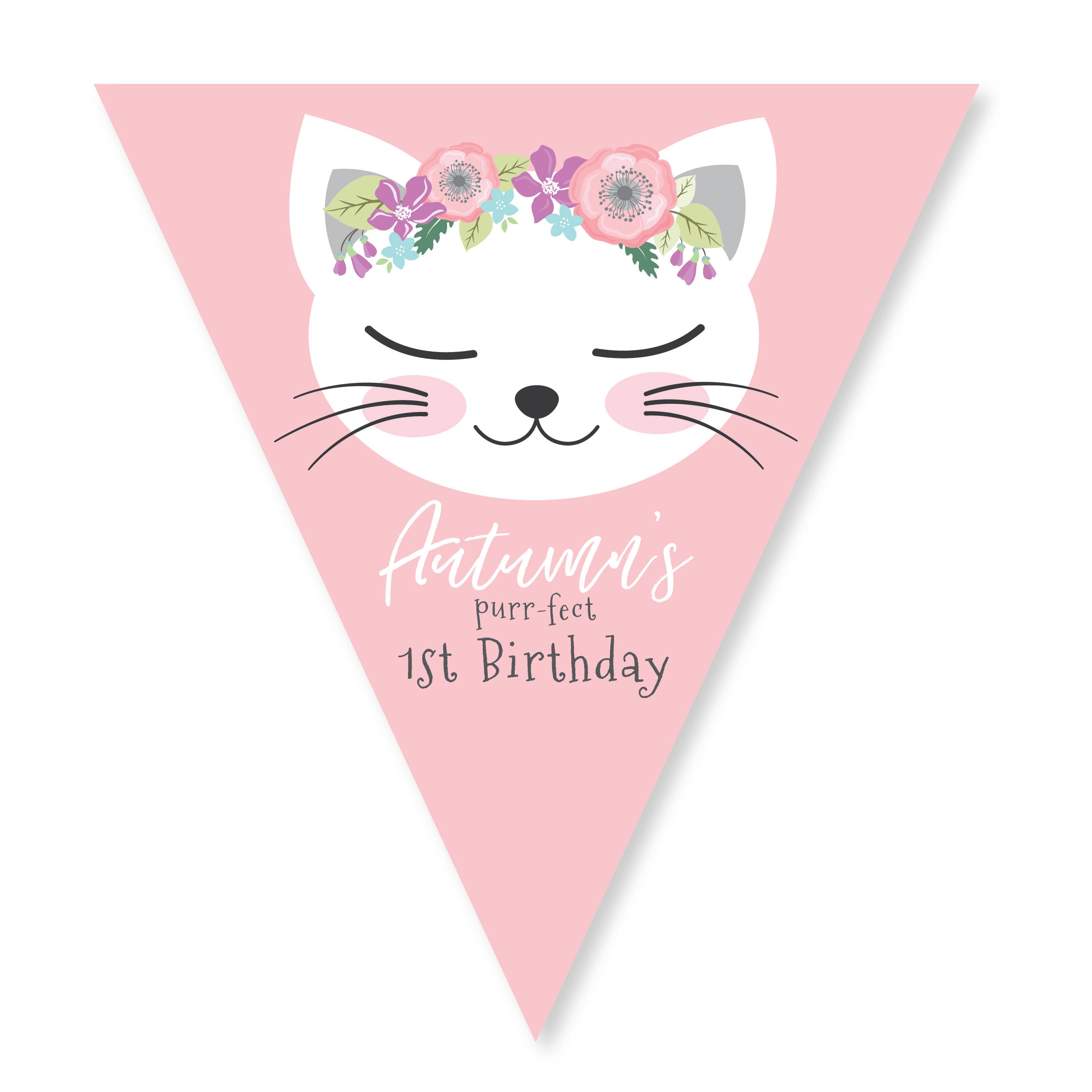 kitten-birthday-bunting-pink-cat-banner-kitty-garland-printable