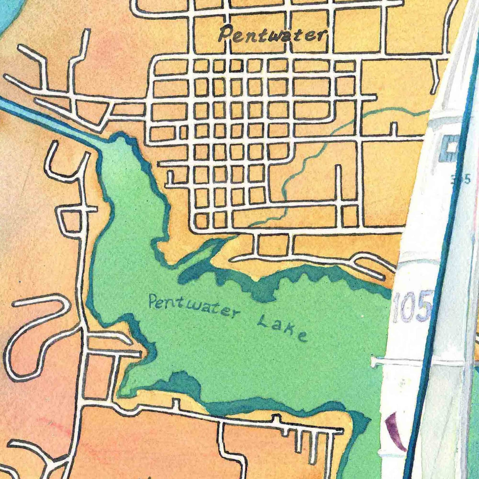 Pentwater Treasure Map, Michigan, Sail Boating, Sailboats, Lake