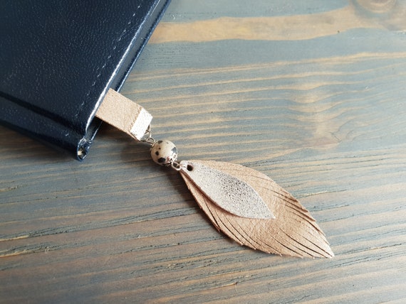 Leather Bookmark, Handmade Bookmark, Leather Gift For Her, 3rd Anniversary Gift, Book Lover Gift, Reader Gift, Leather Anniversary