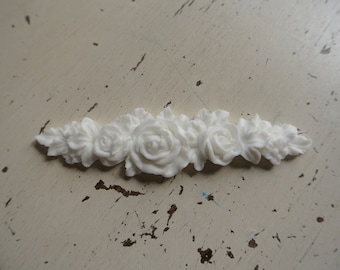 Shabby Chic Resin furniture applique! Little Roses!