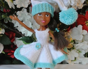 Blue Star ~ Refashioned Flower Dolls by Kia! Repainted, OOAK, upcycled Bratz Doll!