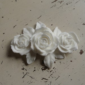 Shabby Chic Resin furniture applique! Medium Rose!