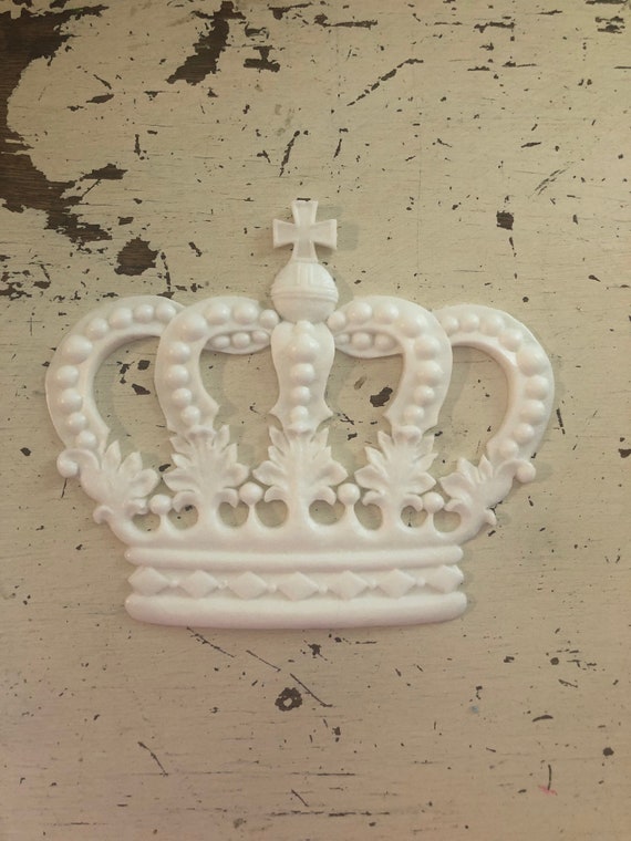 Shabby Chic Resin furniture applique!  Crown!