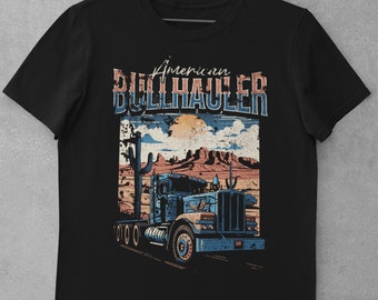 Vintage "American Bull-Hauler Truck" Retro Graphic Unisex T-shirt - Stand Out With Style!