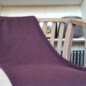 Luxury 100% Cashmere Blanket.  Designed and woven in Yorkshire.