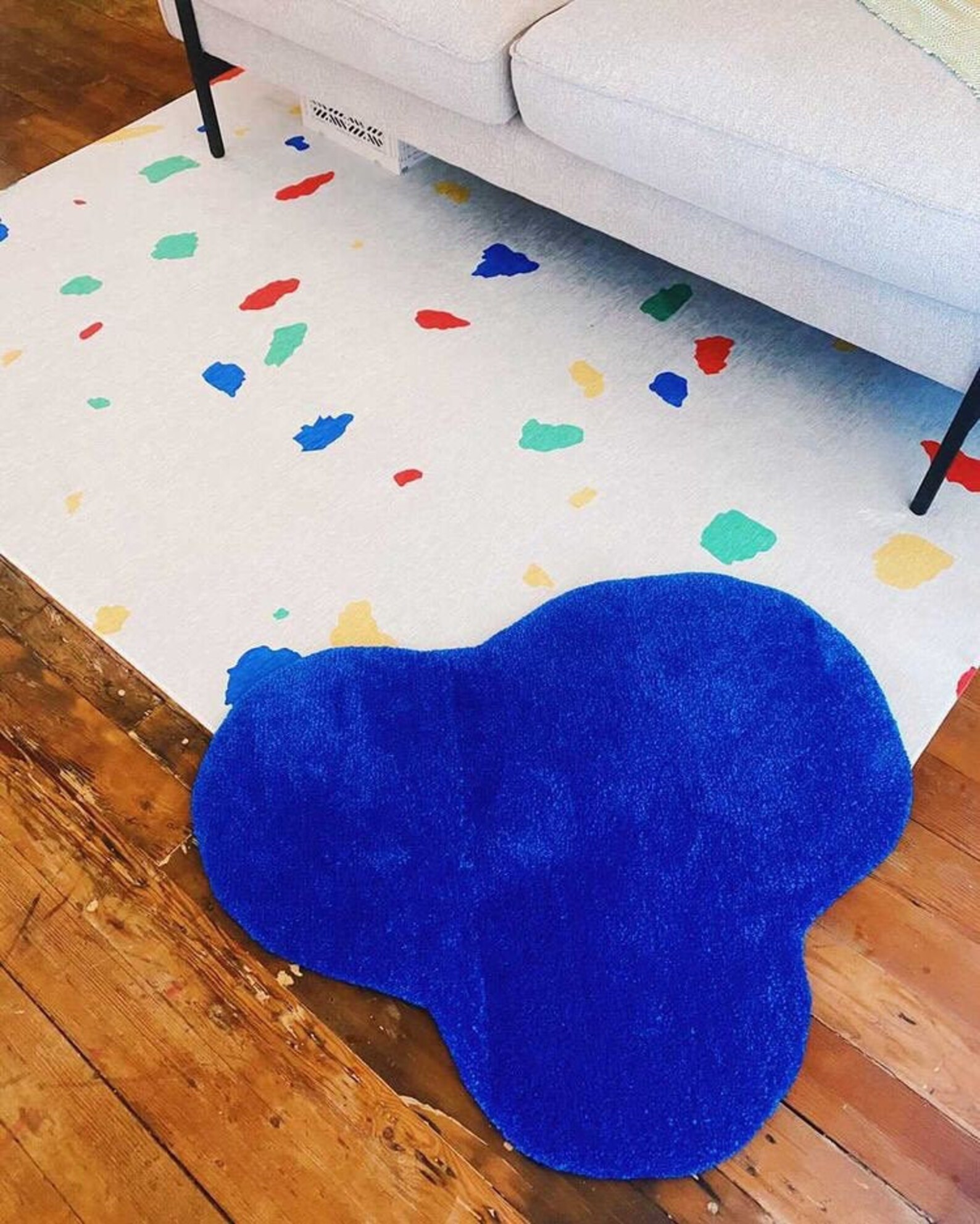 Hand Tufted Blob Rug | Etsy