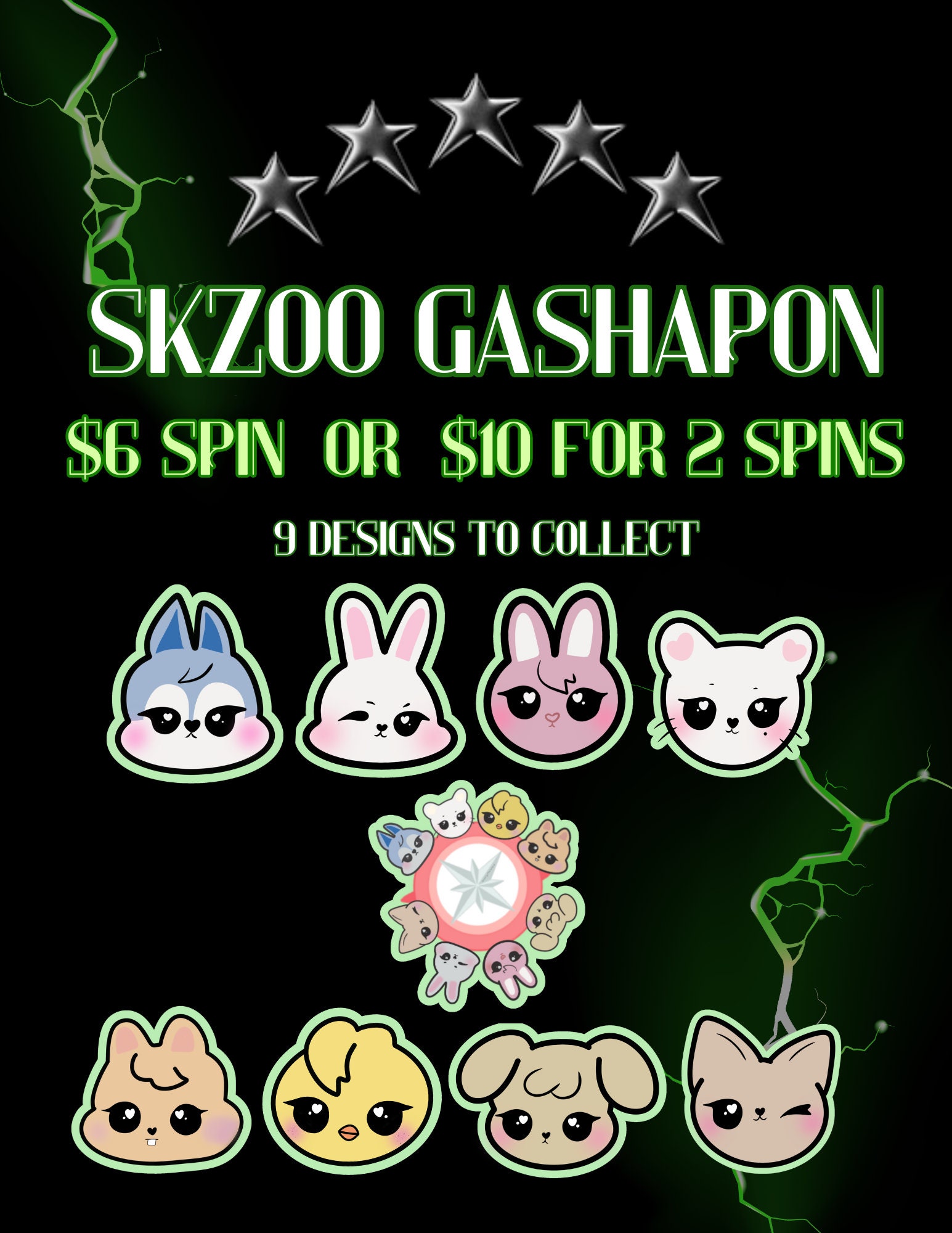 Skzoo Keychain Gashapon Spin - Etsy