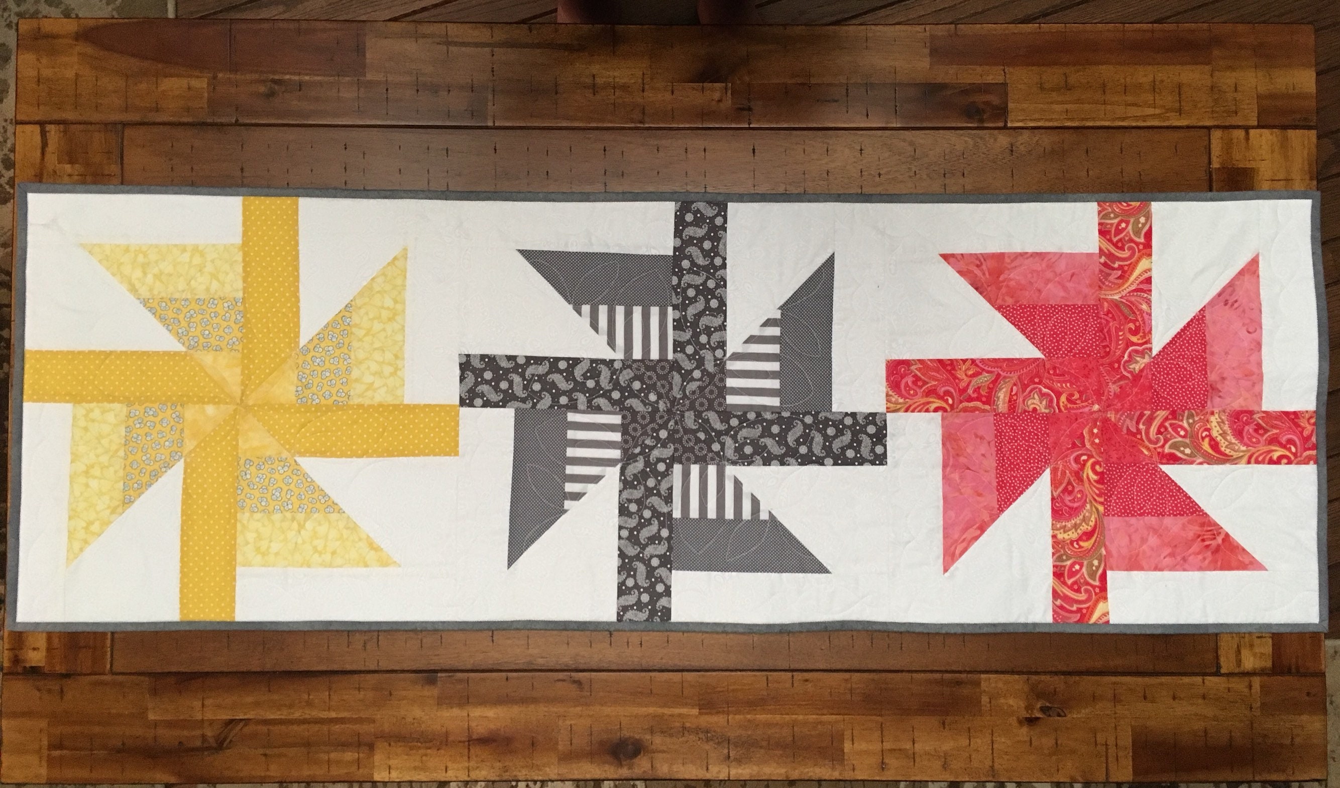 Quilted Table Runner Handmade Table Runner Sofa Table Etsy