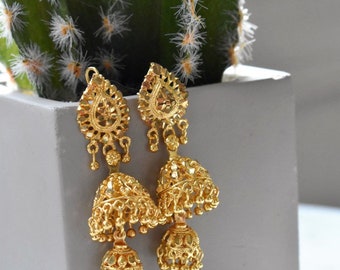 2 step gold jhumka deals
