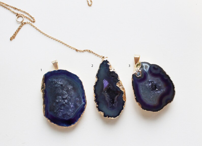 Franki Agate Teardrop Lariat Y Necklace