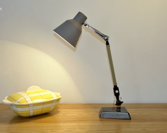 French industriel vintage. SuperChrome desk lamp.  1950