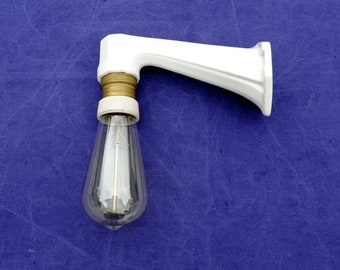 Minimalist Art Deco porcelain wall lamp NO SHIPPING USA