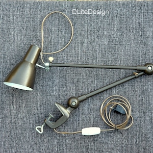 Restored Vintage Industrial Lumina Lamp, 1950s  NO SHIPPING USA