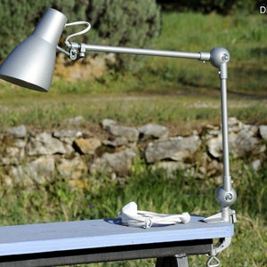 Workshop lamp LUMINA year 50 Restored.