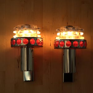 Pair of Flambeau sconces Edited by RAAK Amsterdam 1970