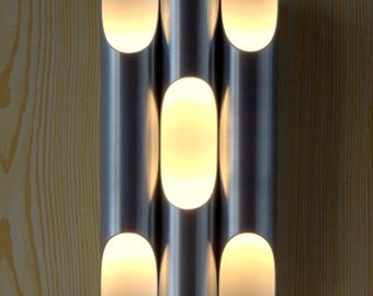 Fuga 3-tube wall lamp Designed by Maija Liisa Komulainen for Raak Amsterdam 1962 NO SHIPPING USA