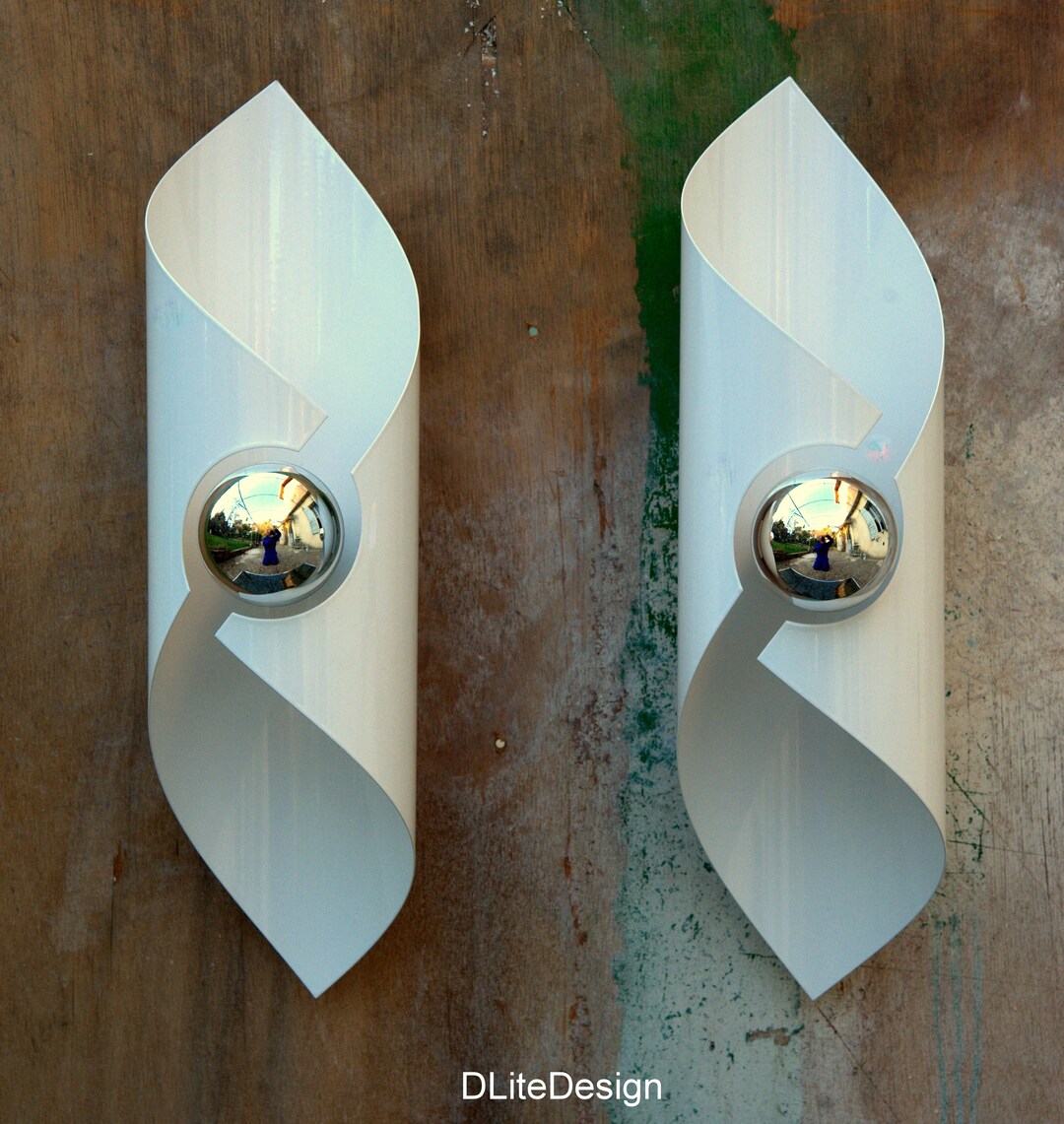 Pair of 70' Vintage Wall Lights - Etsy