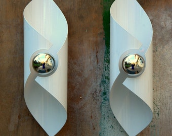 Pair of 70' vintage wall lights