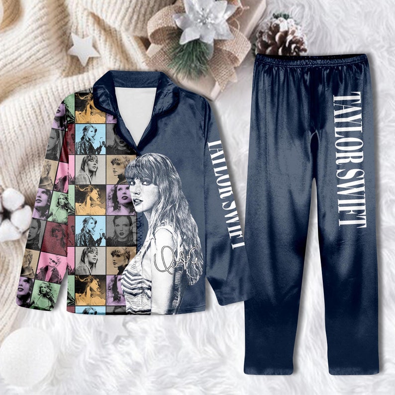 Taylor Eras Tour Pajamas Set Swifti Tour Womens Pajamas Set Etsy