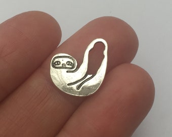 6x SHEEP ENAMEL COATED METAL CHARMS ANIMAL JEWELLERY PENDANTS CRAFT MAKING
