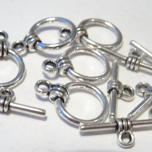 6 sets Round Toggle Clasps TOG04 image 3