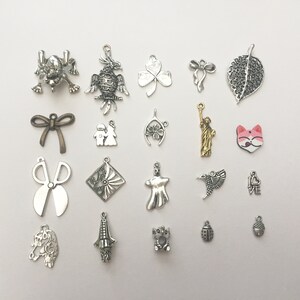 Set of 20 Mixed Charms & Bead CC049