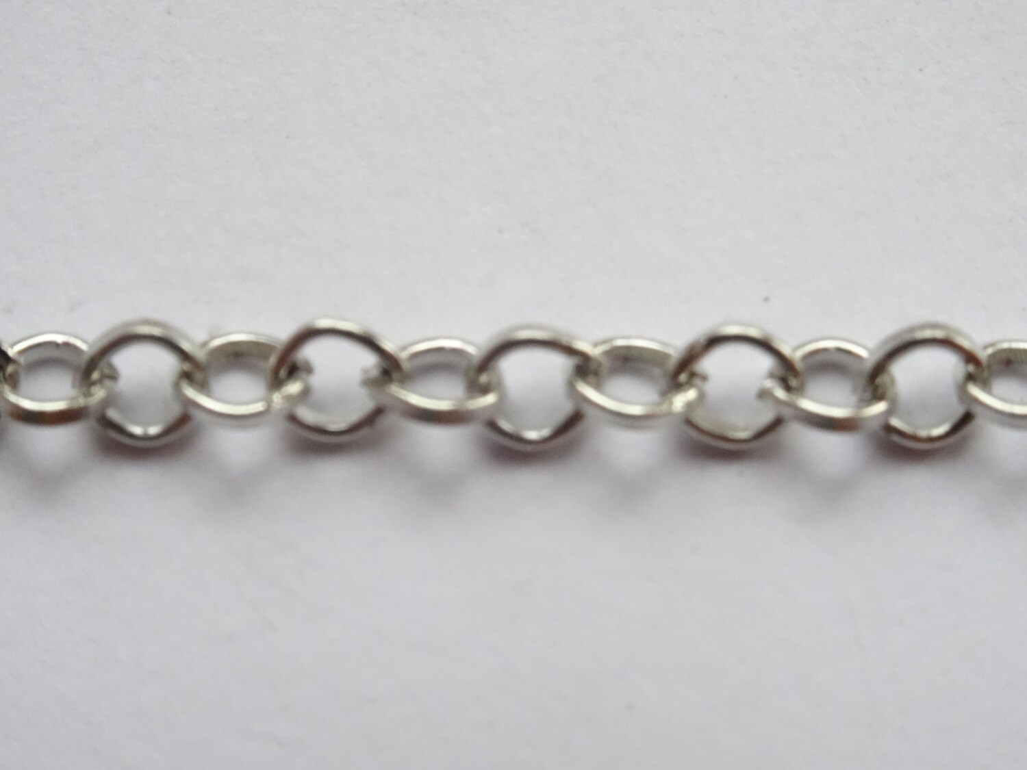 4m Link Cable Chain Silver Tone 3 X 4mm CHN40 - Etsy UK