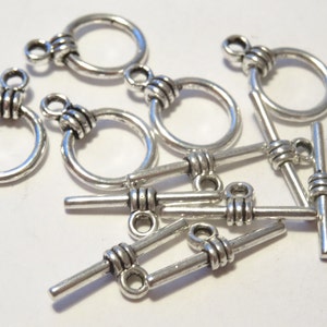 6 sets Round Toggle Clasps TOG04 image 2