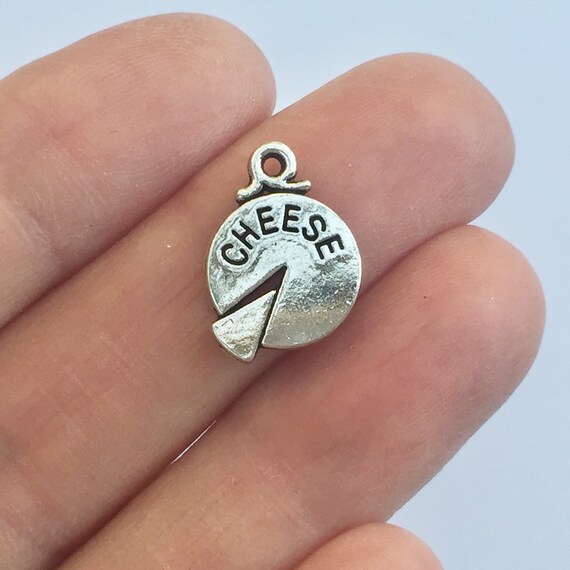 2 Wave sea ocean charms antique silver tone SC232