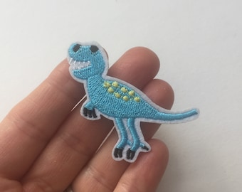 2 Dinosaur Patch Computerized Embroidery Cloth Iron on/Sew on Patch P5