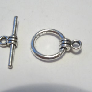 6 sets Round Toggle Clasps TOG04 image 4