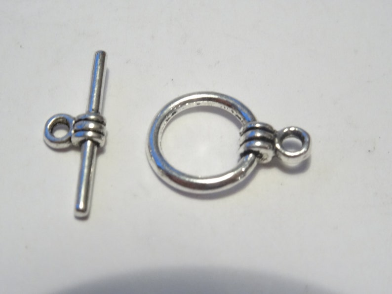 6 sets Round Toggle Clasps TOG04 image 4