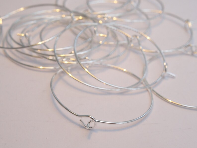 BULK 100 Wine Glass Charm Rings Silver Plated 34 X 30mm FD1011 Etsy UK