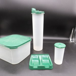 Green Tupperware Modular Mates Set