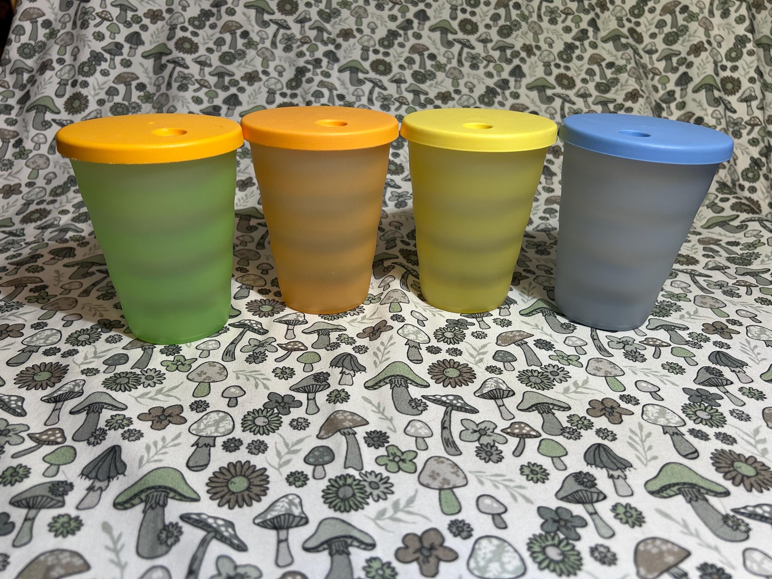 Tupperware Impressions 11 oz Tumblers w/Lids