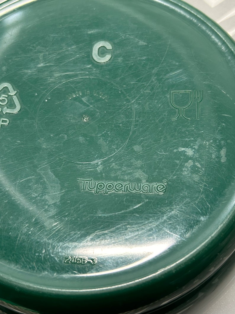 Tupperware Bottom Tupperware Green Cereal Bowl & 12 Oz Tumbler - Etsy
