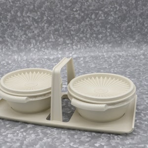 Vintage Tupperware Servalier Condiment Caddy