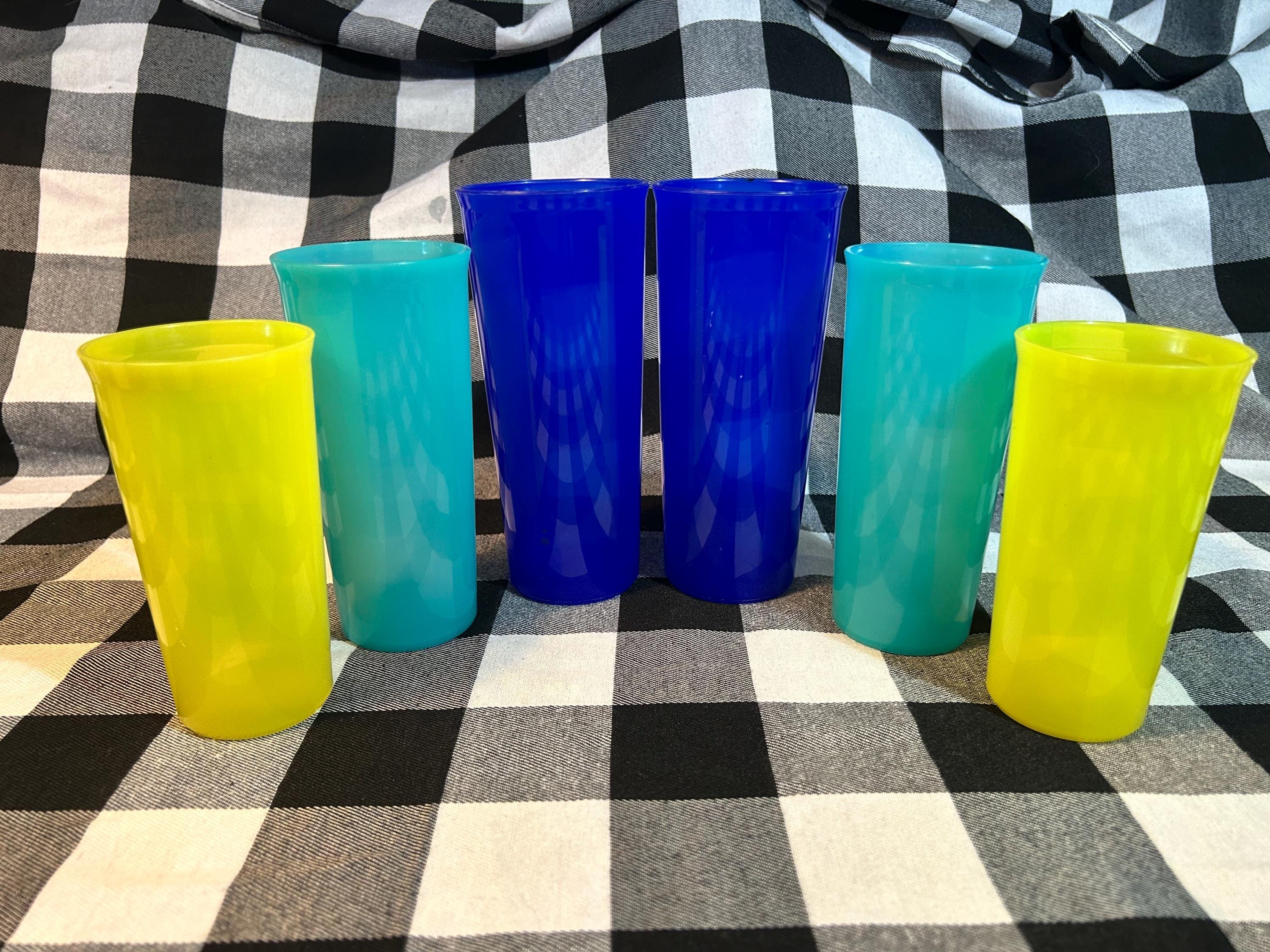 Tupperware Water Glass Tumbler Set (6) - Etsy