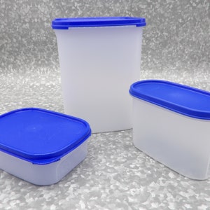 Tupperware Modular Mates Containers Blue (3)