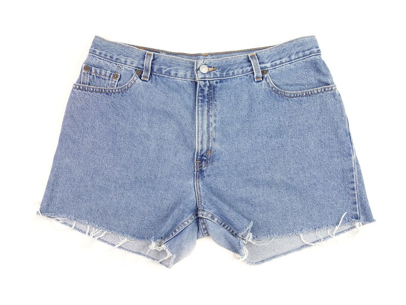 high waist jeans shorts levis