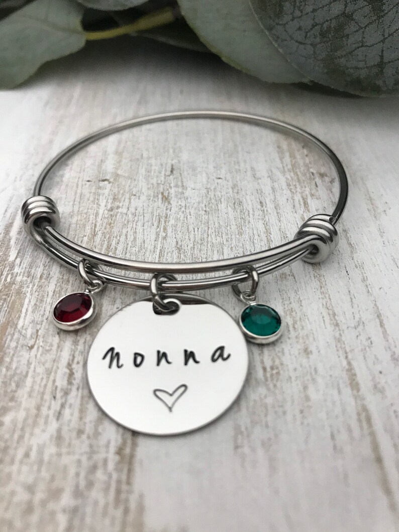 Gift for Nonna Nonna Bangle Bracelet