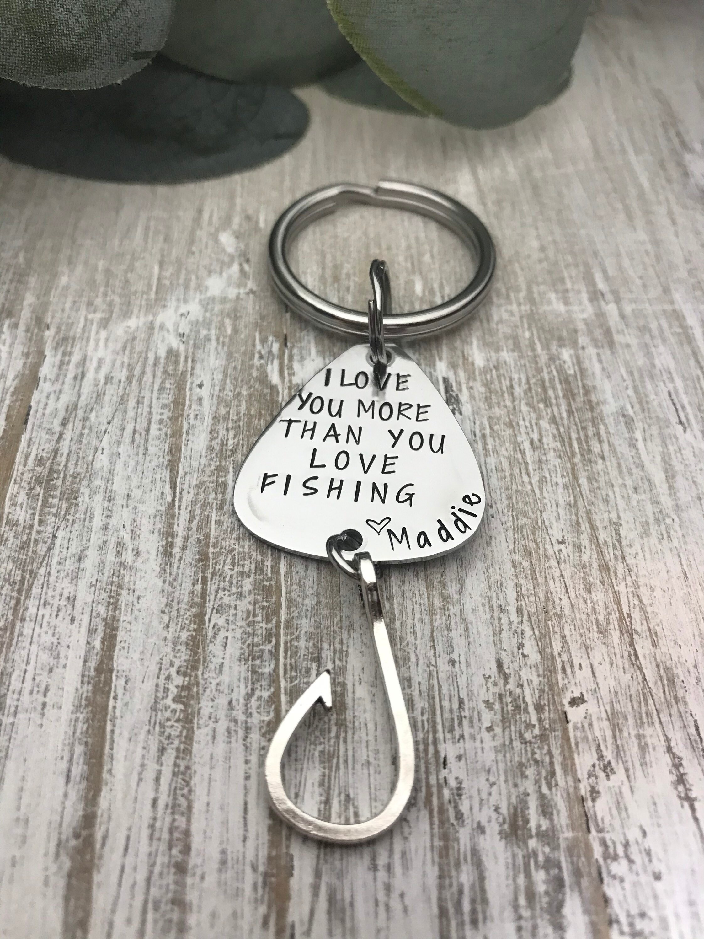 Fishing keychain for boyfriend best sale