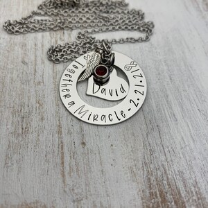 Together A Miracle Living Donor Custom Necklace, Gift Of Life, Donor Families, Transplant Recipient, Celebrate Miracles, Angels, Donate