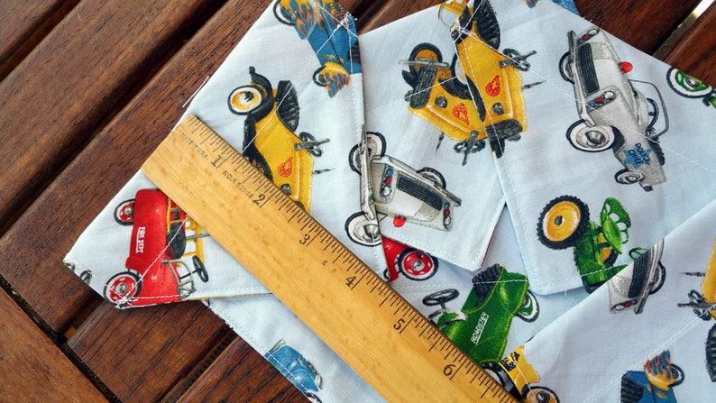 Model Cars Print Dog and Pet Bandanna Antique Cars Fabric Print Pet Bandana Over the Collar Dog Bandana Vintage Cars Print Dog Bandana