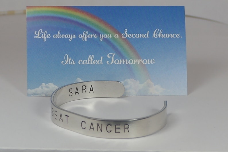 cancer bracelet girl cancer gift woman brain cancer breast cancer gift cancer survivor gift cancer remission chemo bracelet
