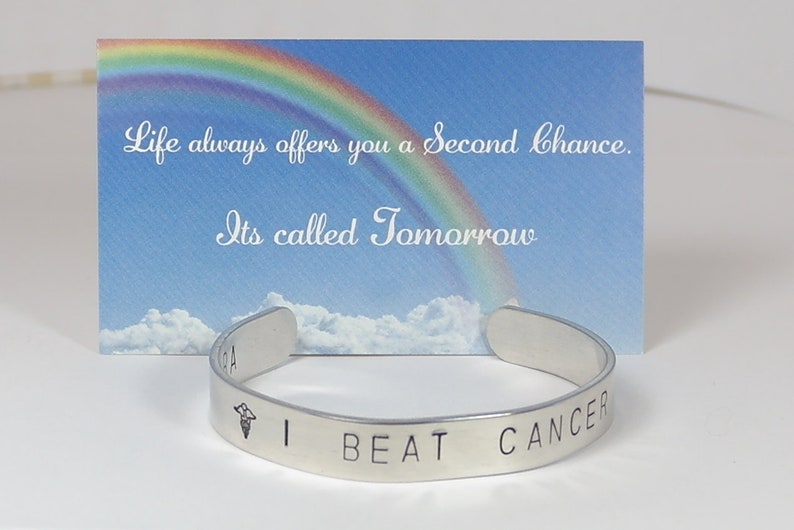 cancer bracelet girl cancer gift woman brain cancer breast cancer gift cancer survivor gift cancer remission chemo bracelet